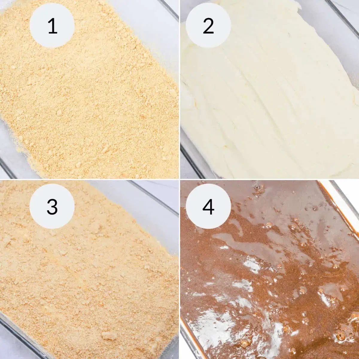 No Bake Chocolate Eclair Cake