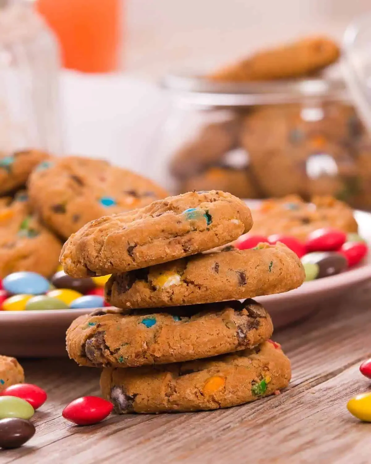 M&M Chocolate Chip Cookies