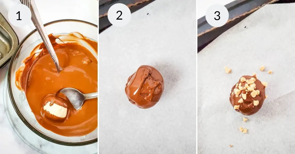 Toffee Cheesecake Bites