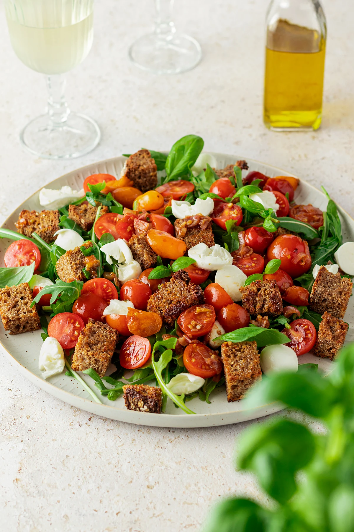 Bread Salad with Arugula