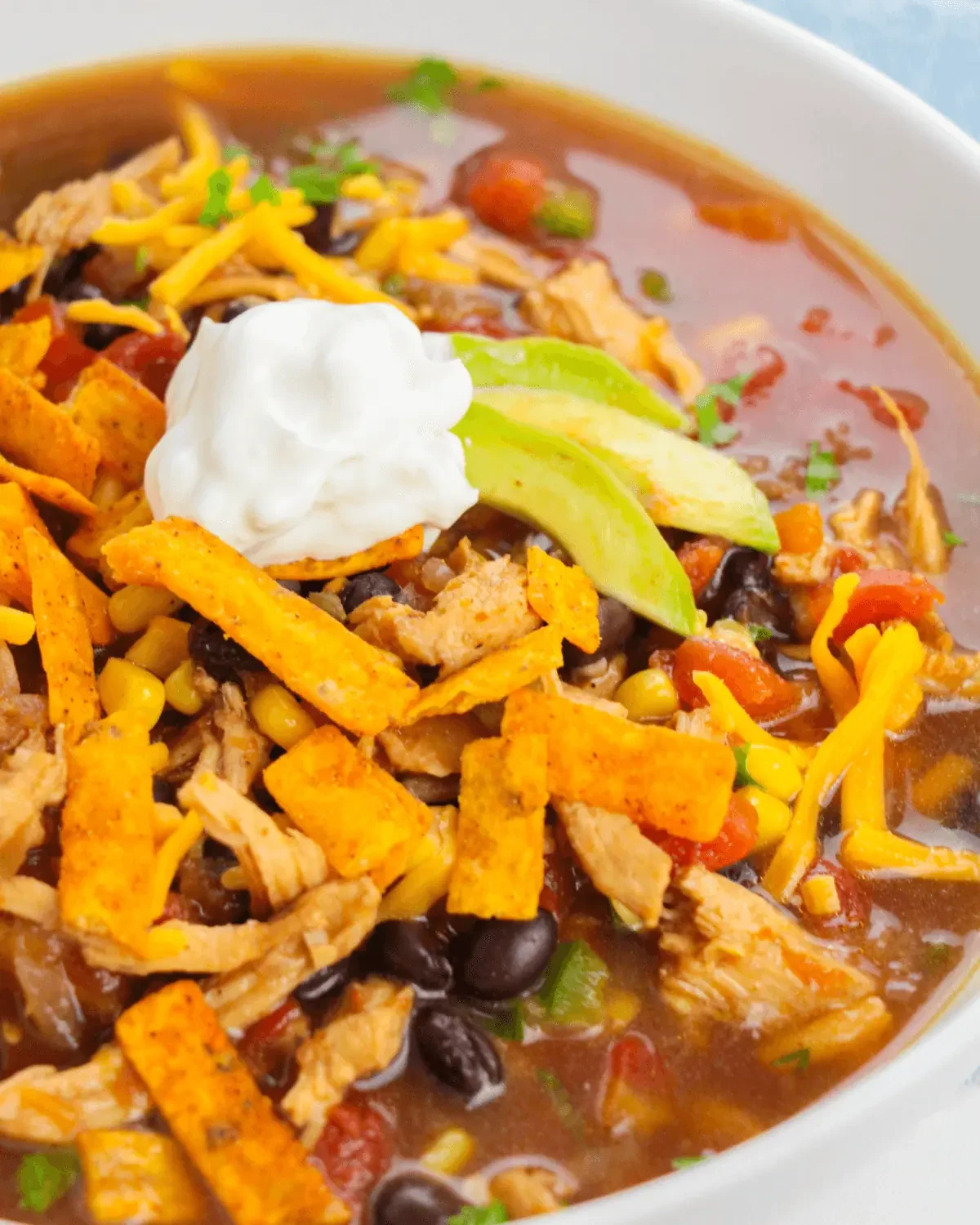 Rotisserie Chicken Tortilla Soup