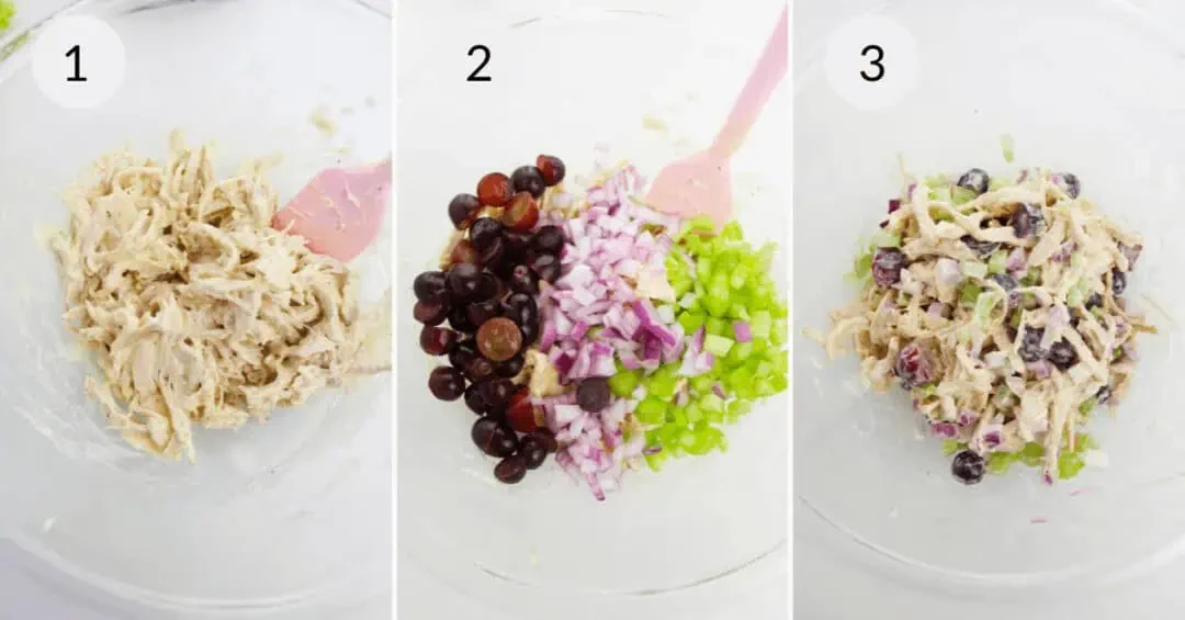 Chicken Salad with Almonds and Grapes