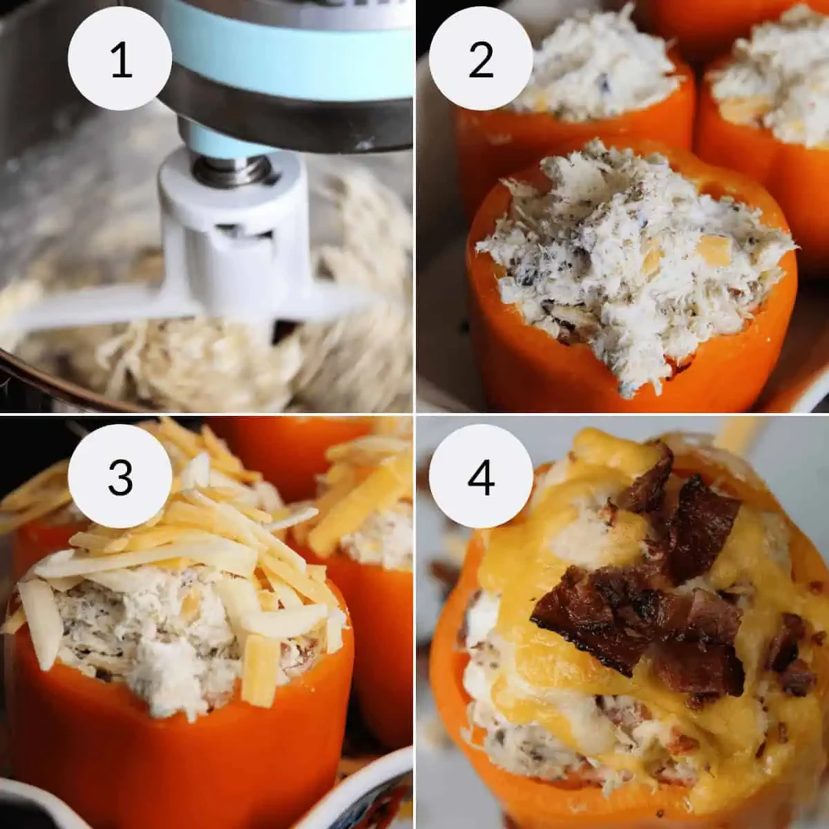 Chicken Stuffed Bell Peppers