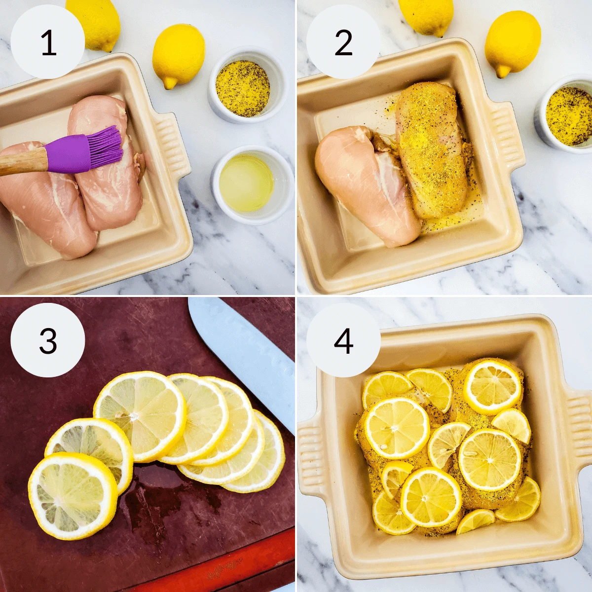 Lemon Pepper Chicken with Sauce