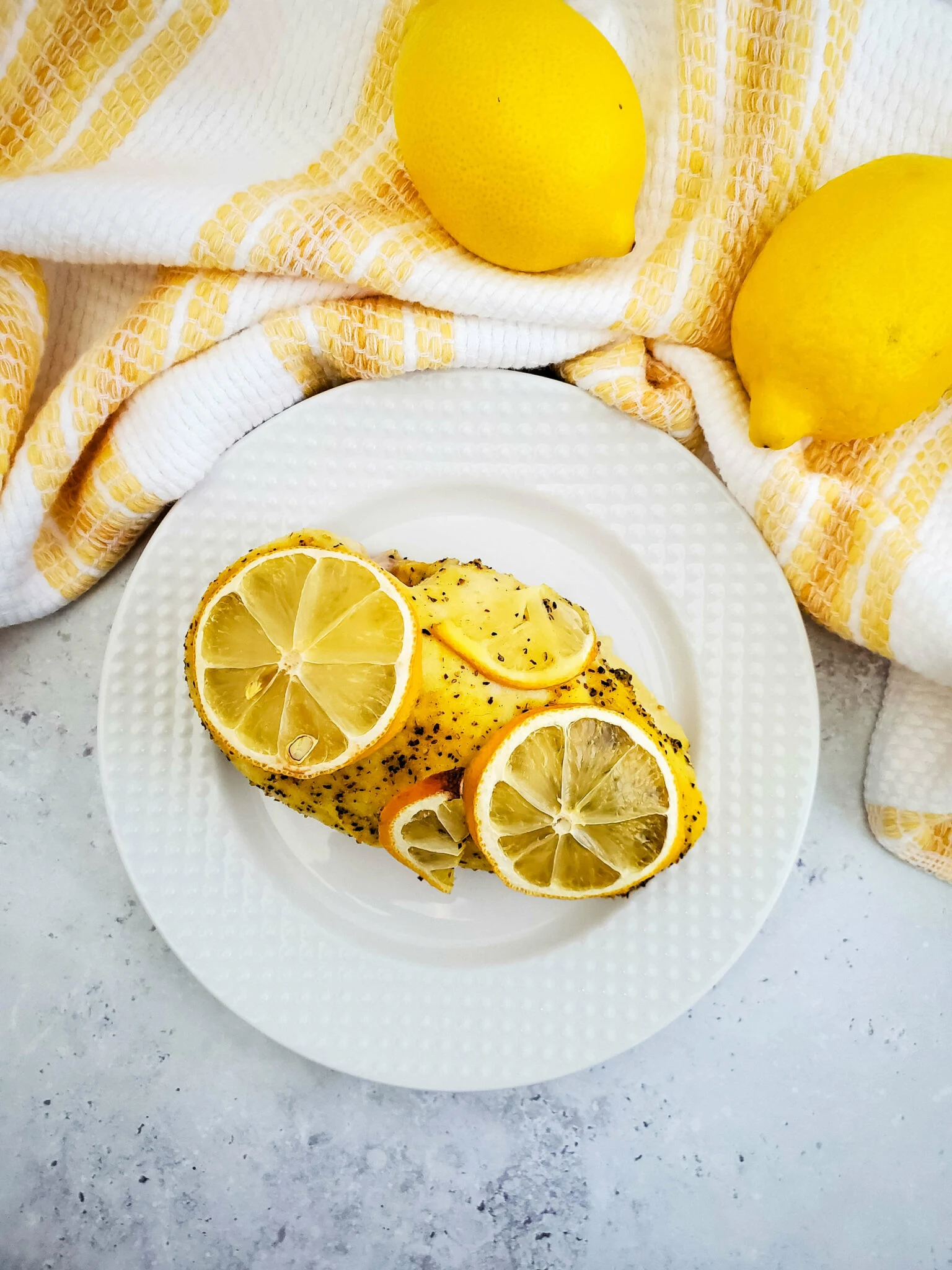 Lemon Pepper Chicken with Sauce