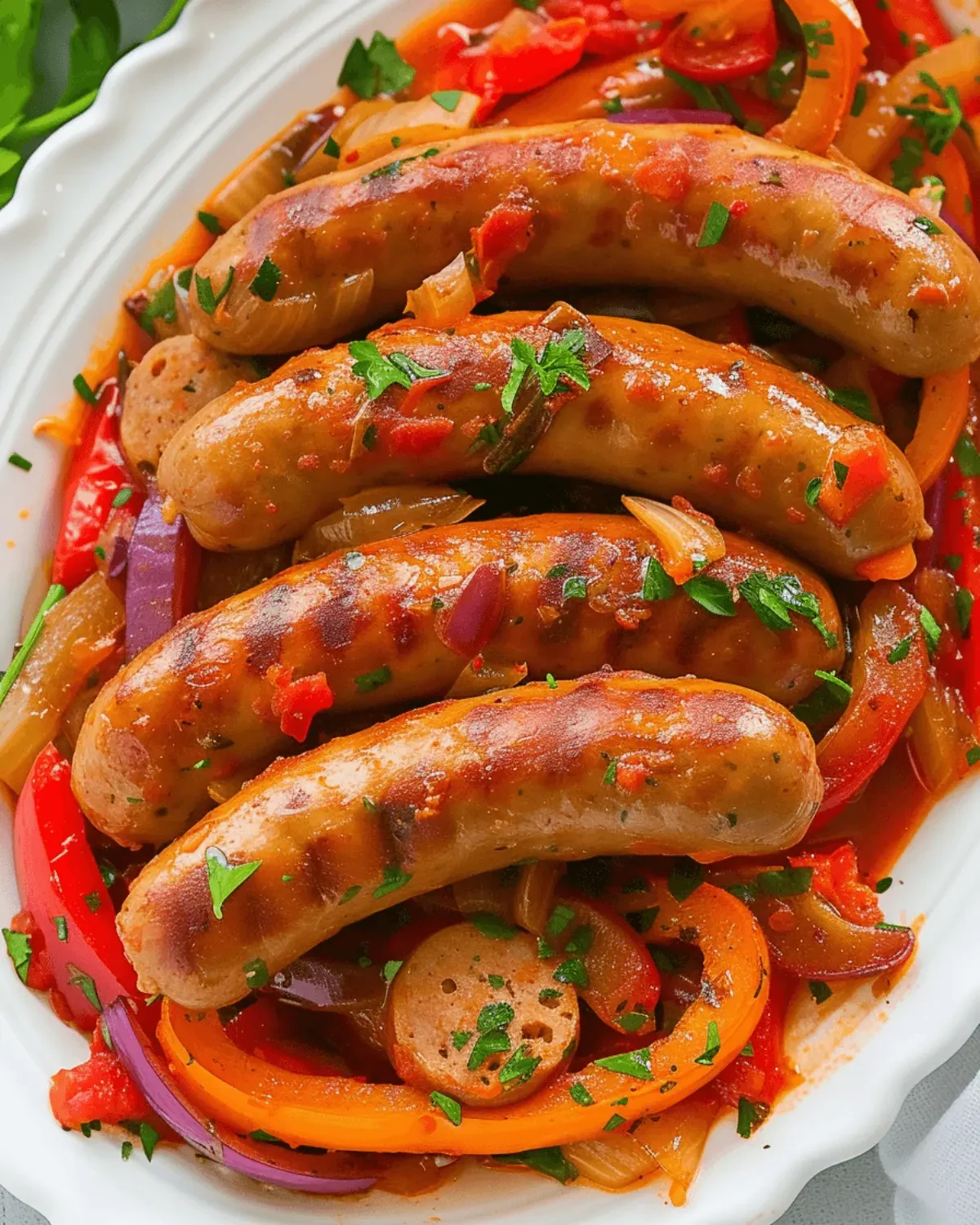 Crock Pot Sausage and Peppers