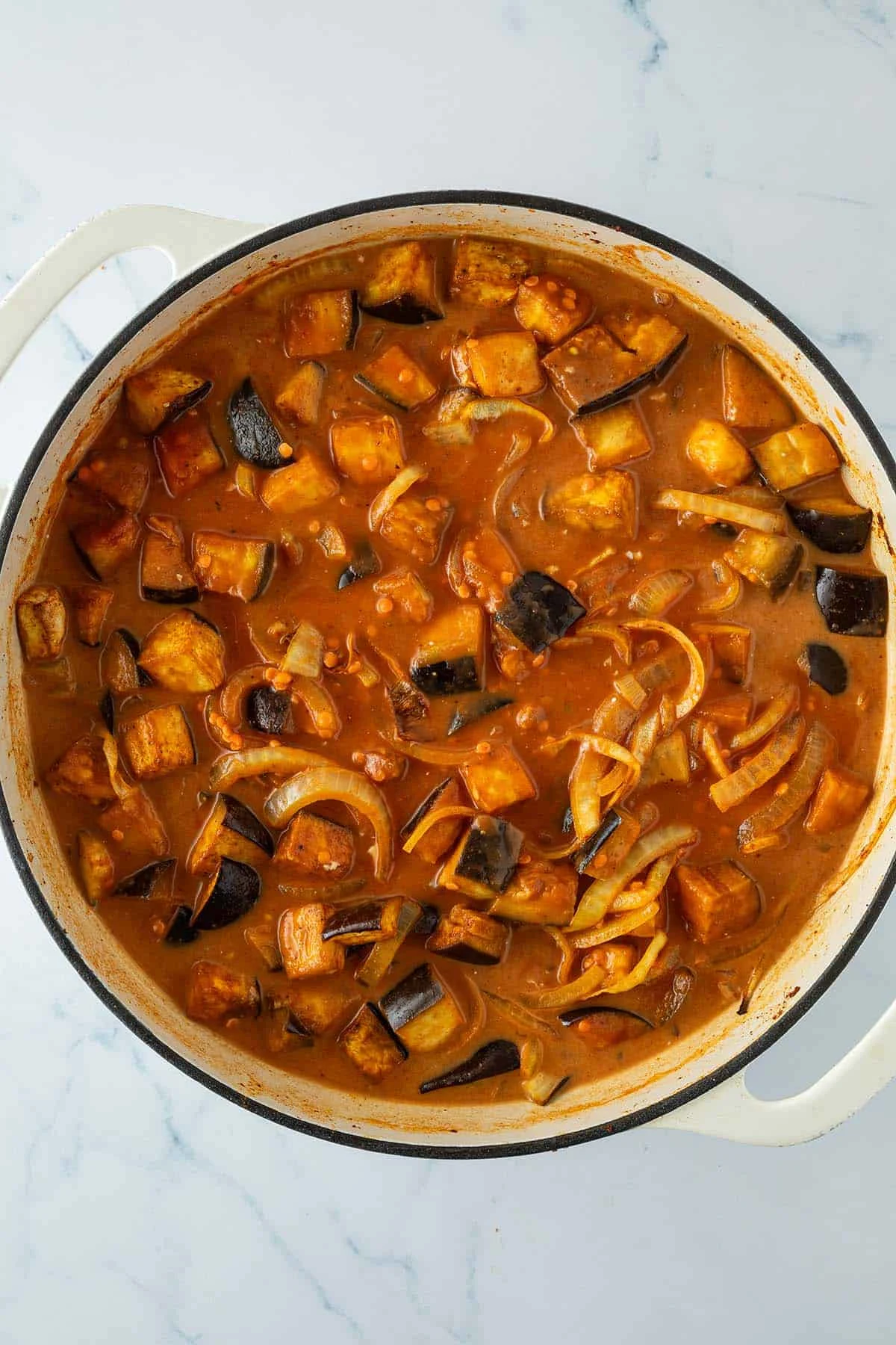 Vegan Oven-Baked Eggplant Curry