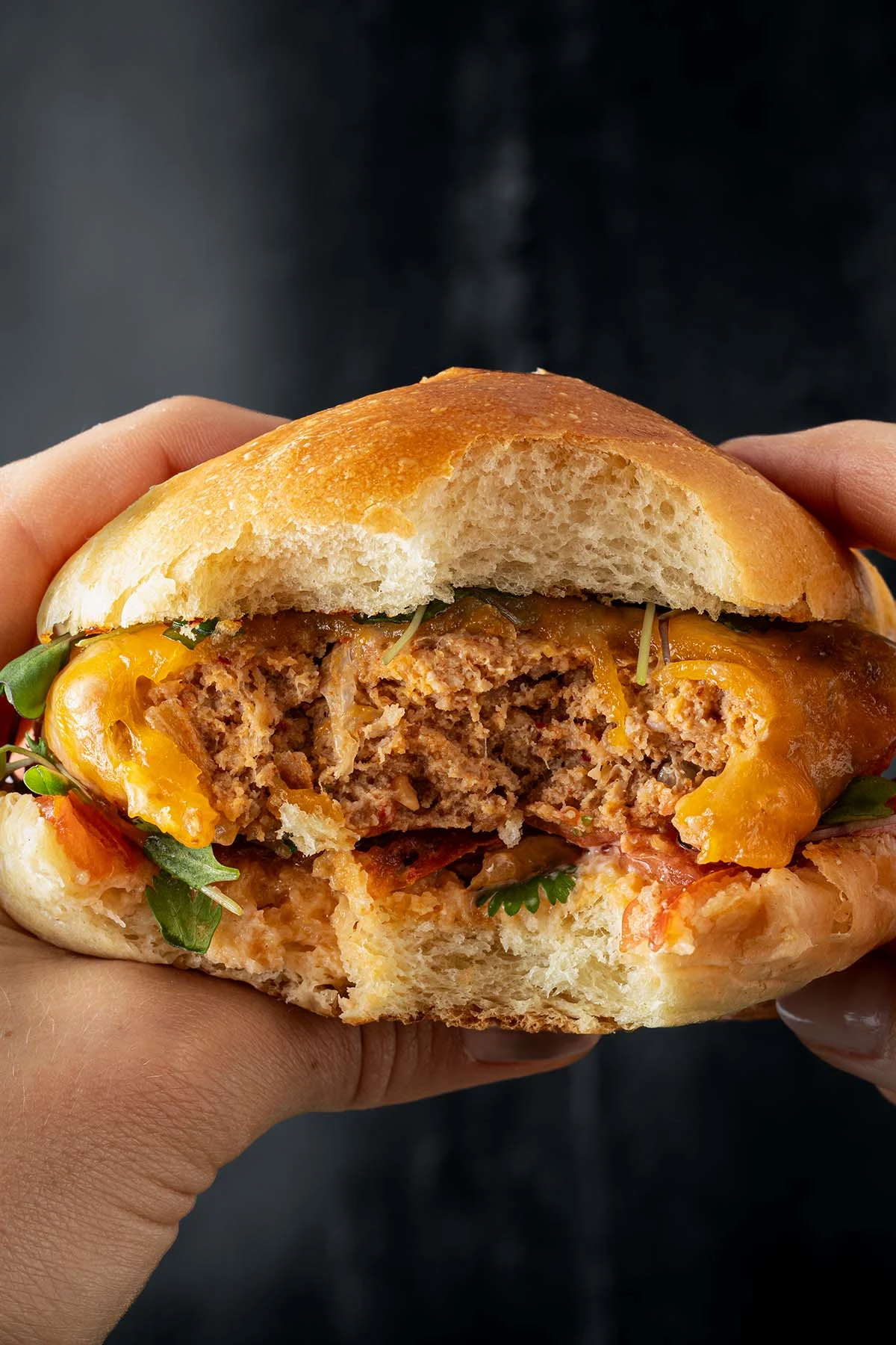 Kimchi Turkey Burger