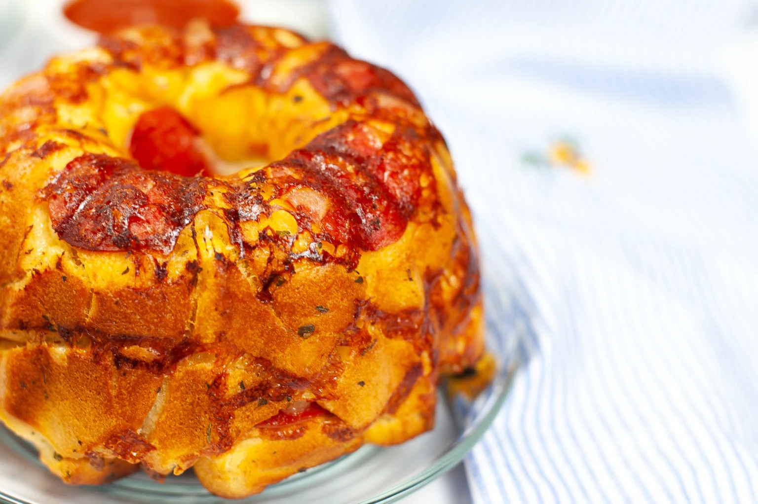 Air Fryer Pull Apart Pizza Bread