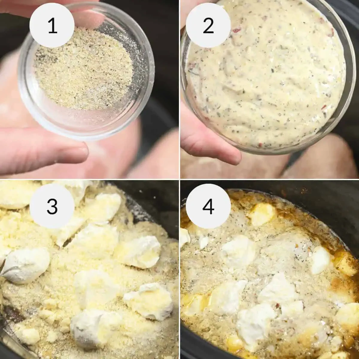 Crock Pot Garlic Parmesan Chicken