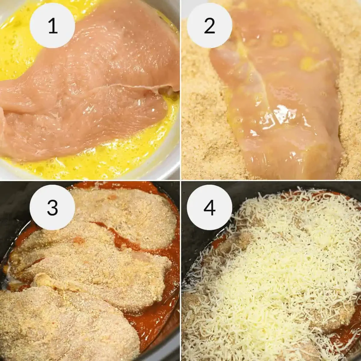 Slow Cooker Chicken Parmesan
