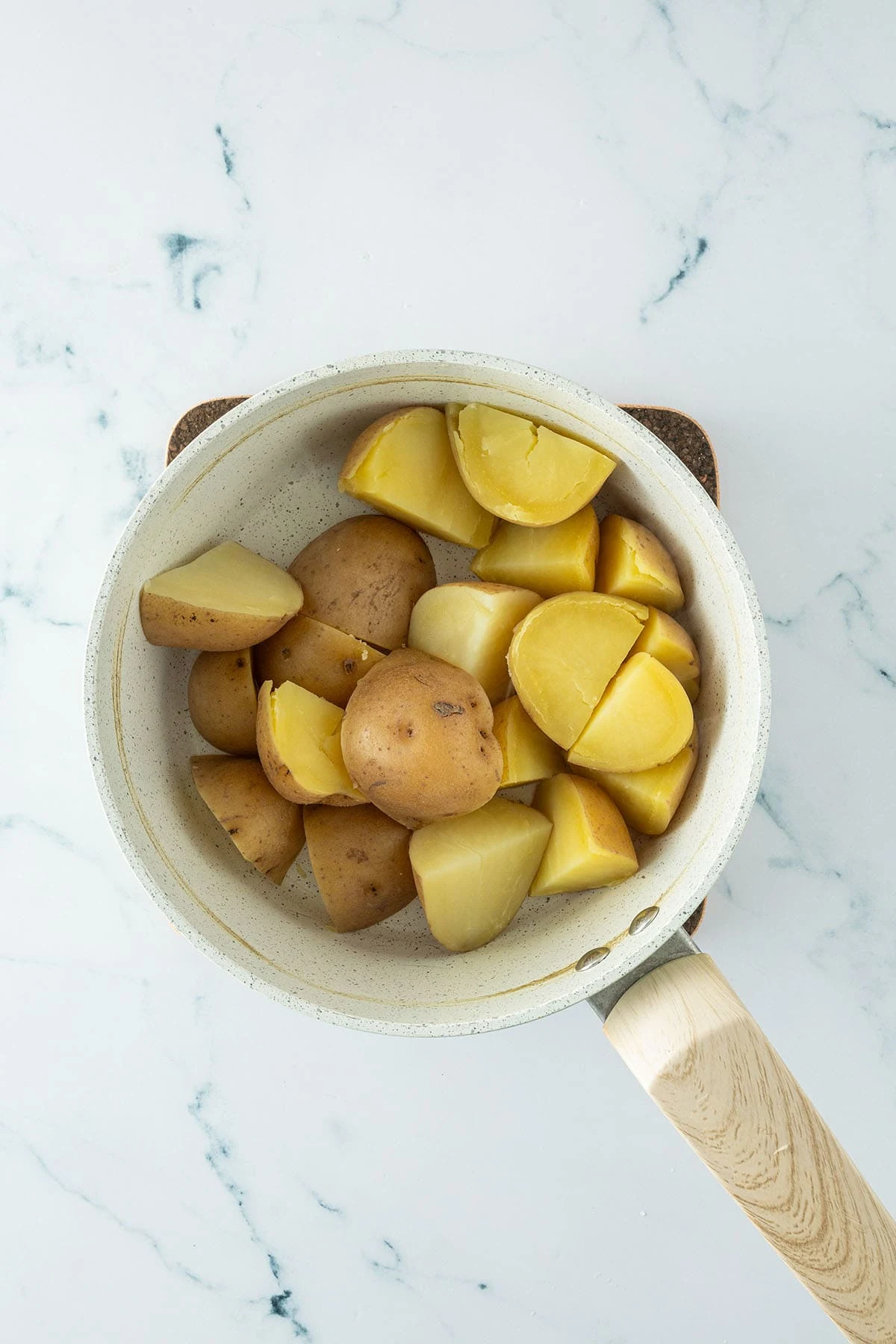 Crispy Smashed Potato Salad
