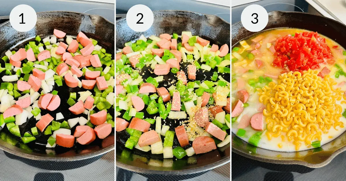 Kielbasa Pasta Skillet