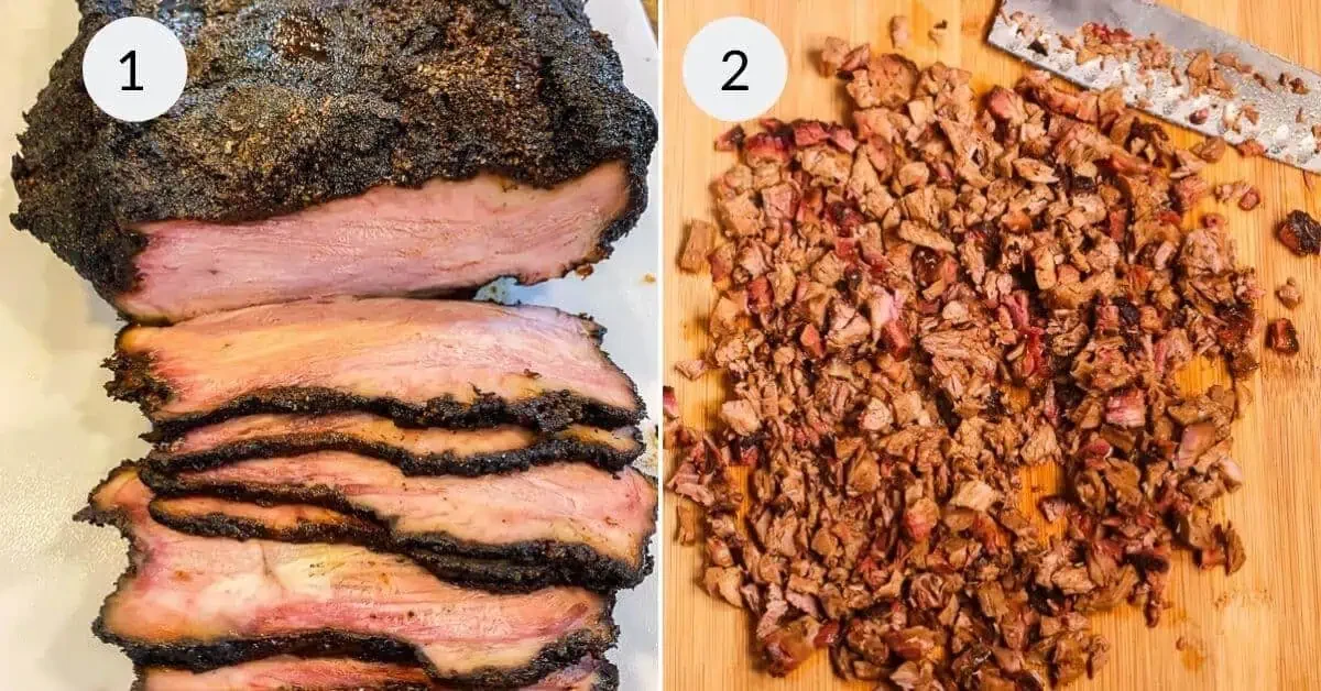 Chopped Brisket Sandwich