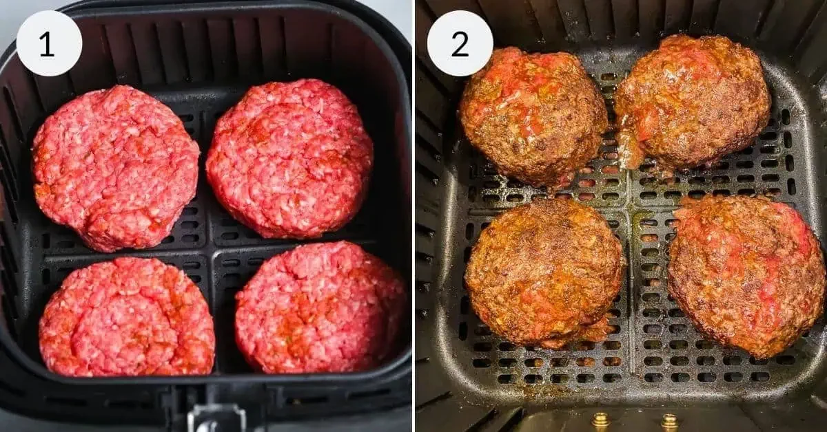 Air Fryer Hamburger Patties