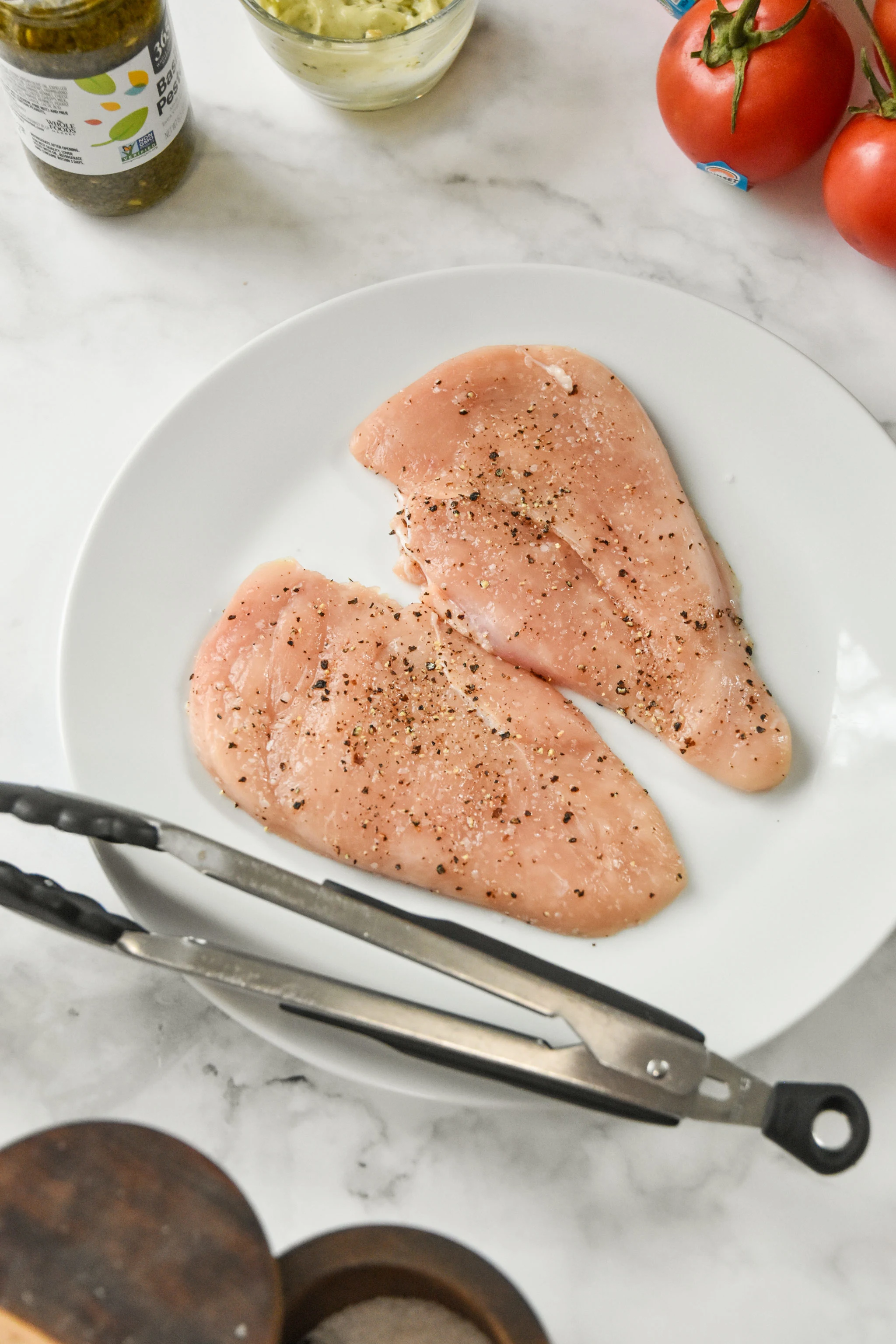 Pesto Chicken Mozzarella Sandwich