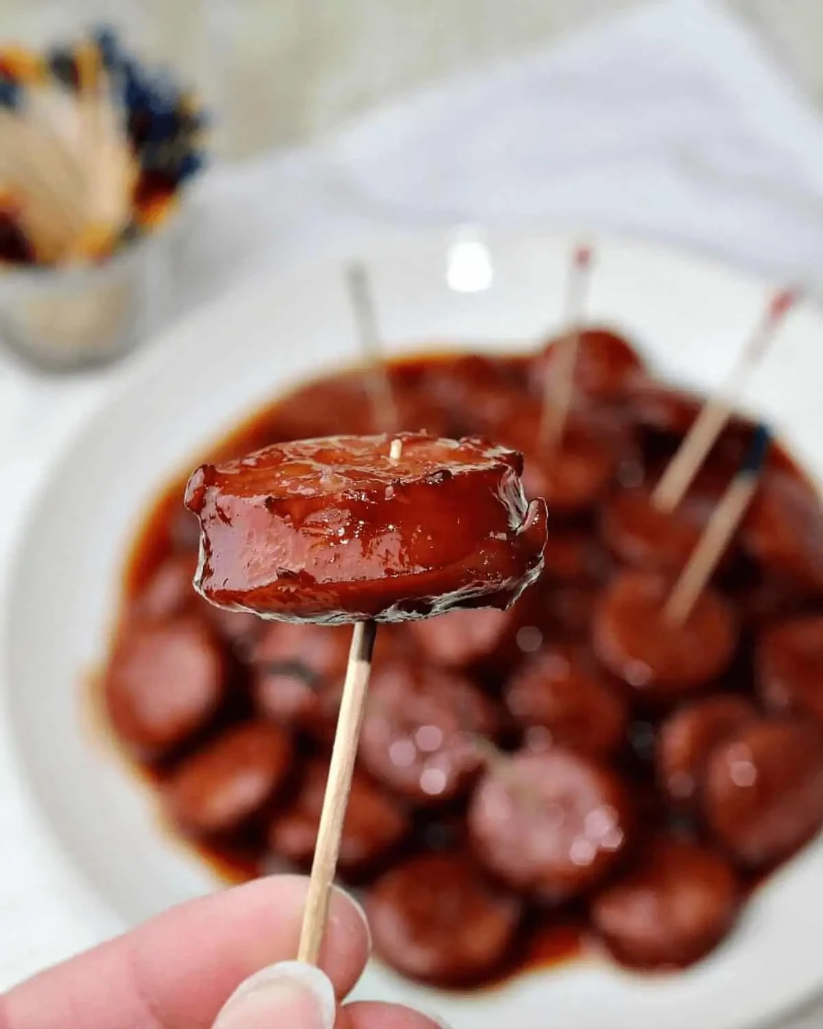 Slow Cooker Cocktail Sausages