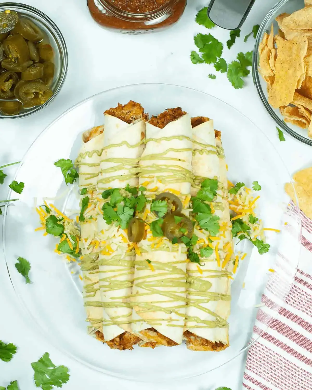 Chicken Air Fryer Taquitos