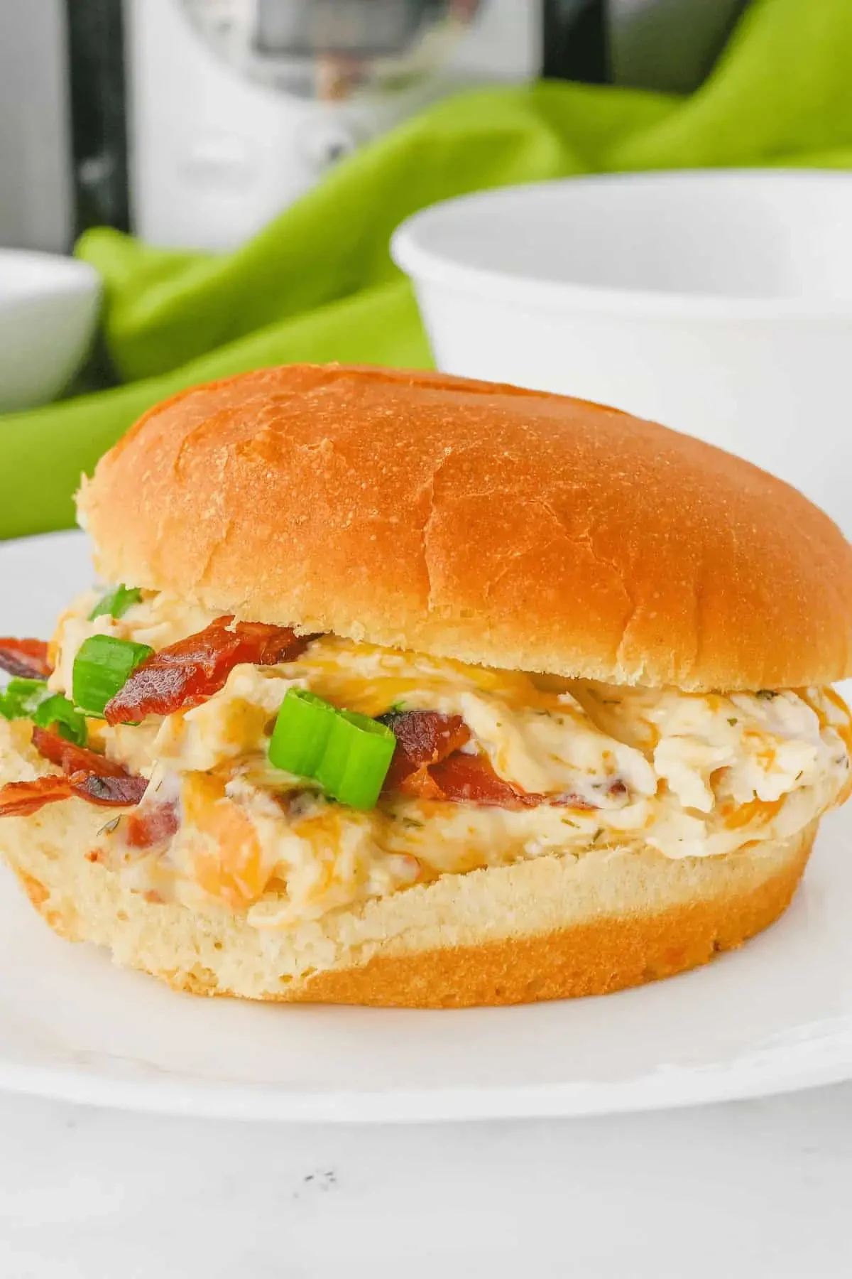 Crock Pot Cracked Chicken Sandwiches