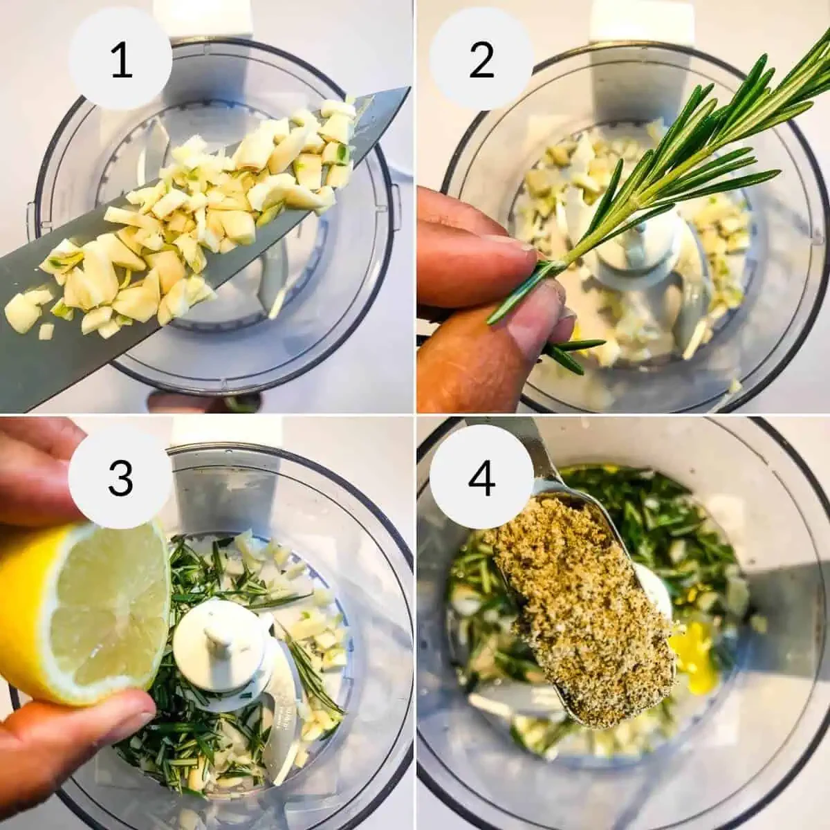 Grilled Boneless Pork Chops with Garlic and Rosemary