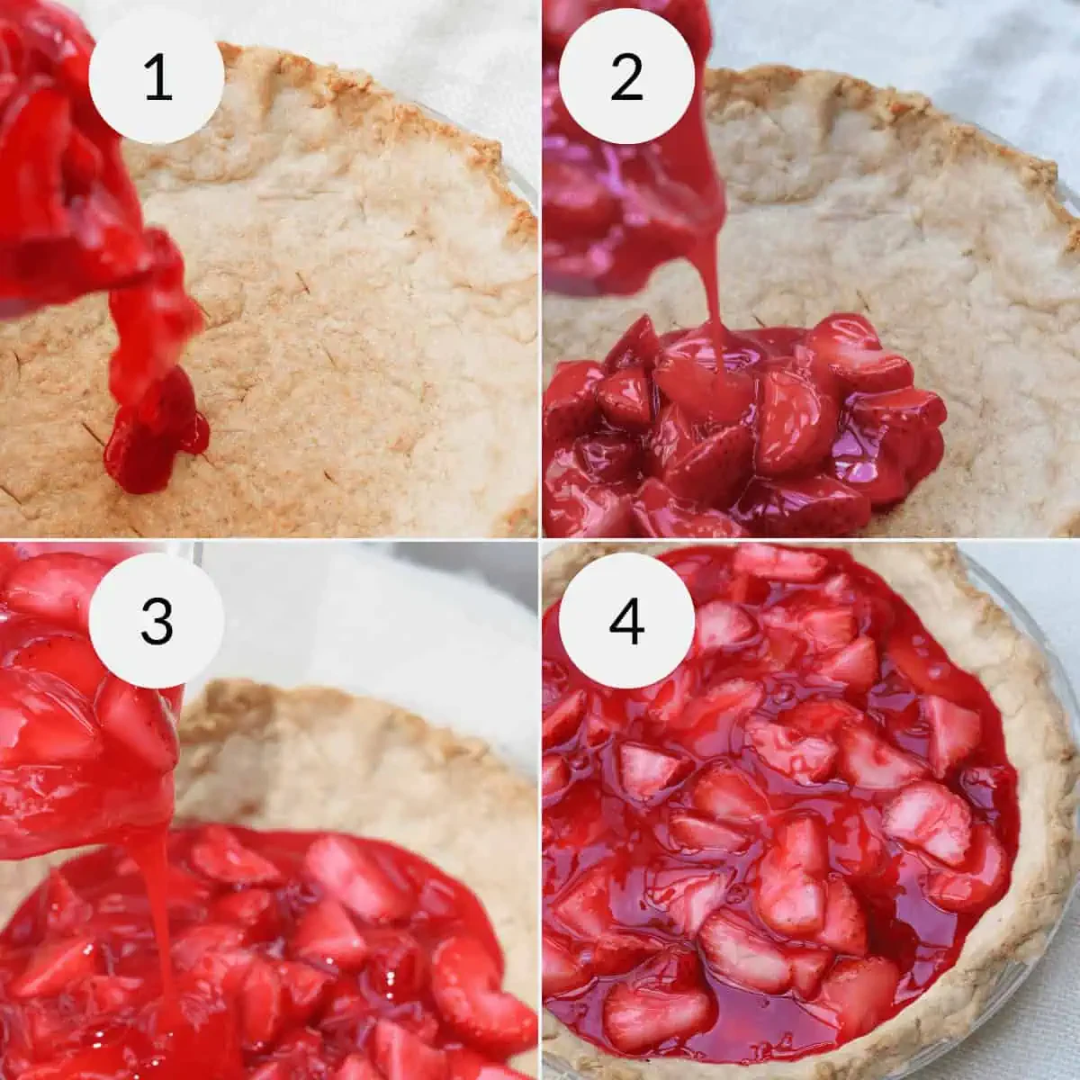 Strawberry Jello Pie