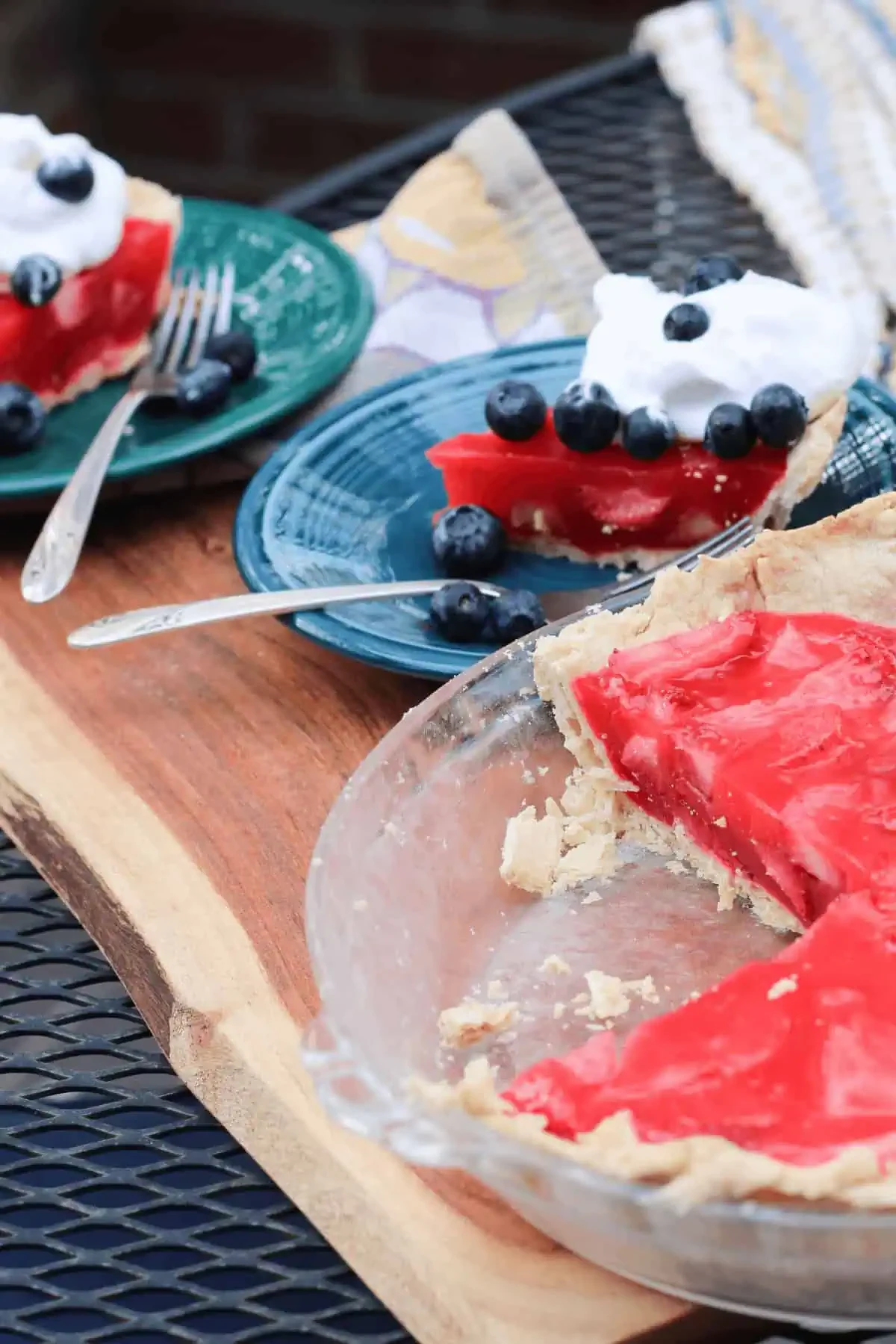 Strawberry Jello Pie