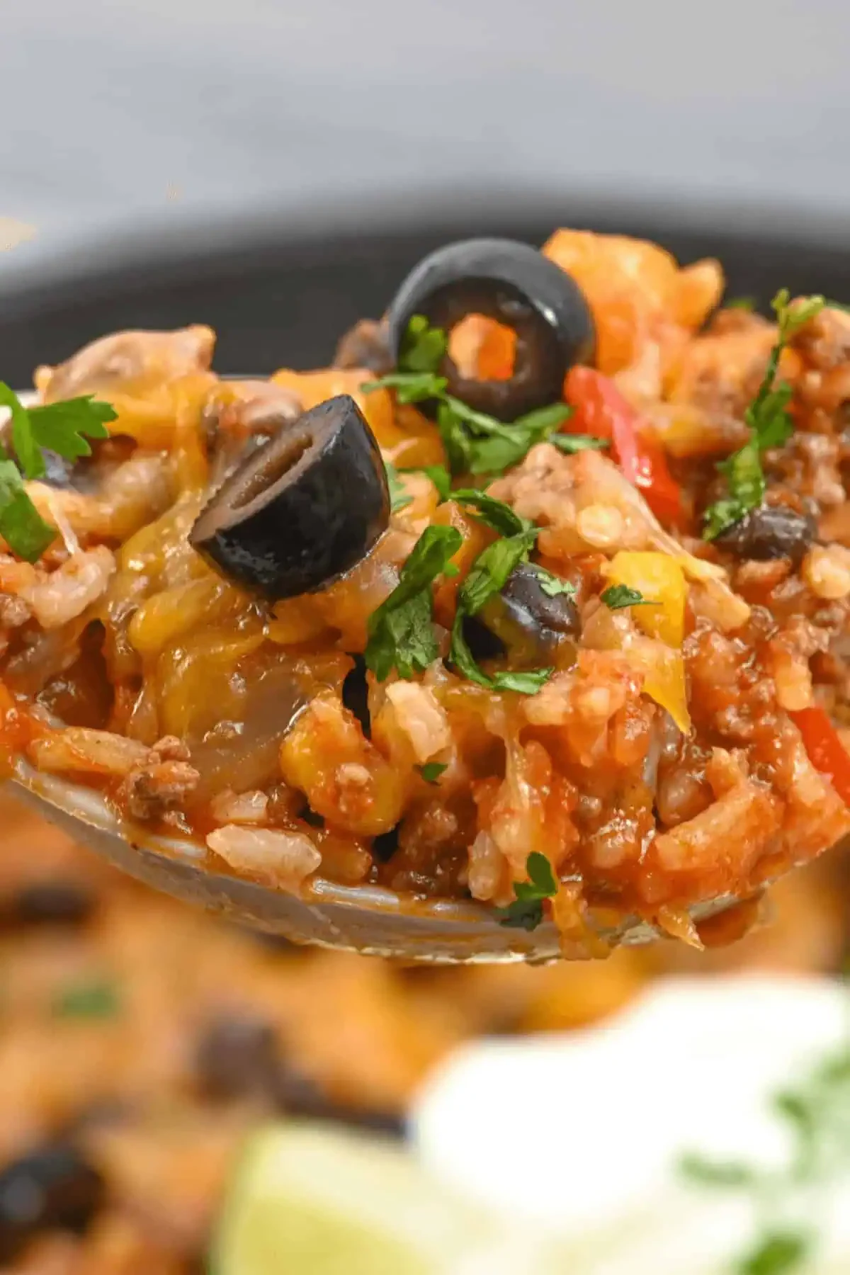 Mexican Beef and Rice Skillet