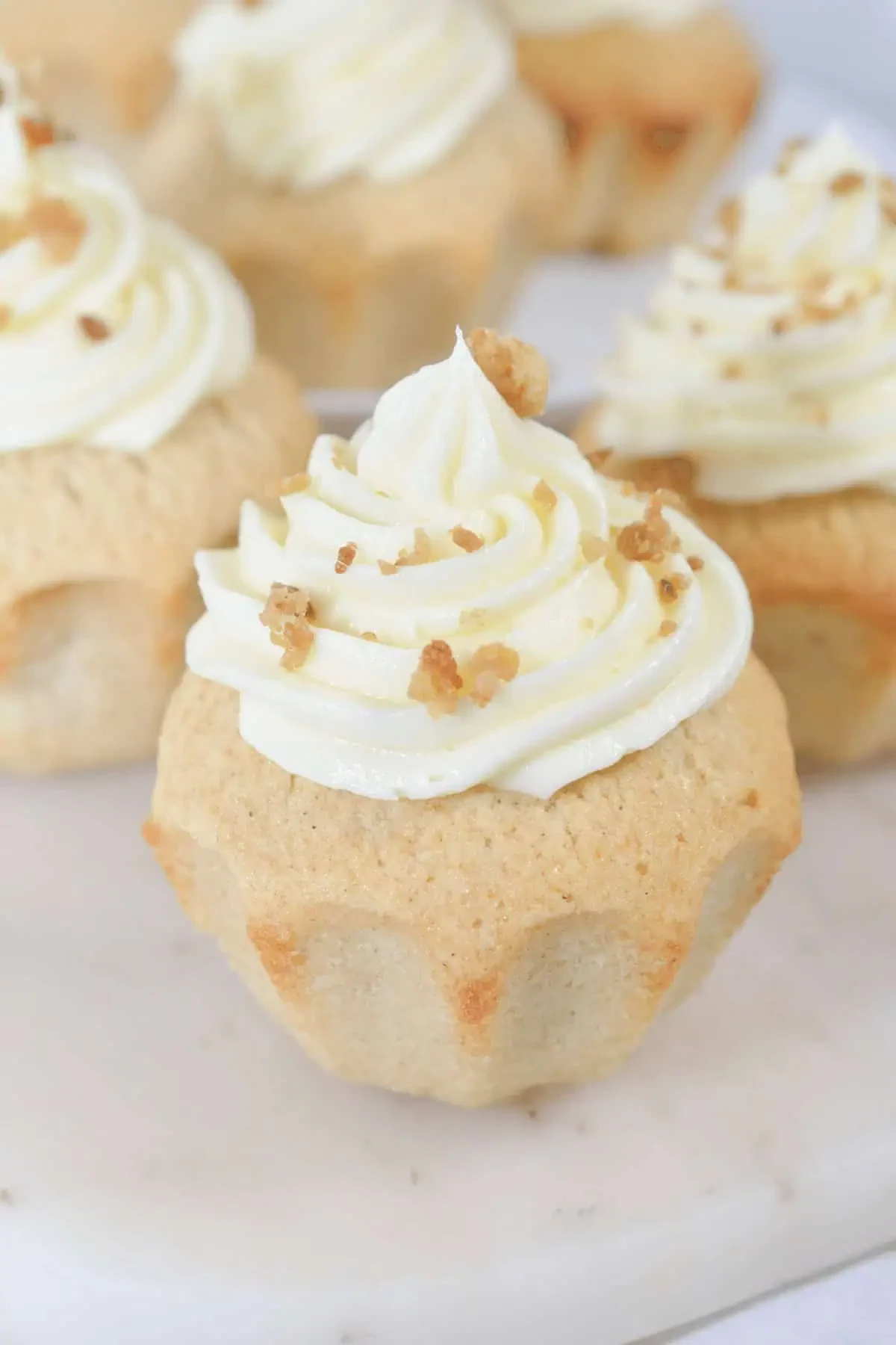 Cinnamon Cupcakes with Maple Frosting