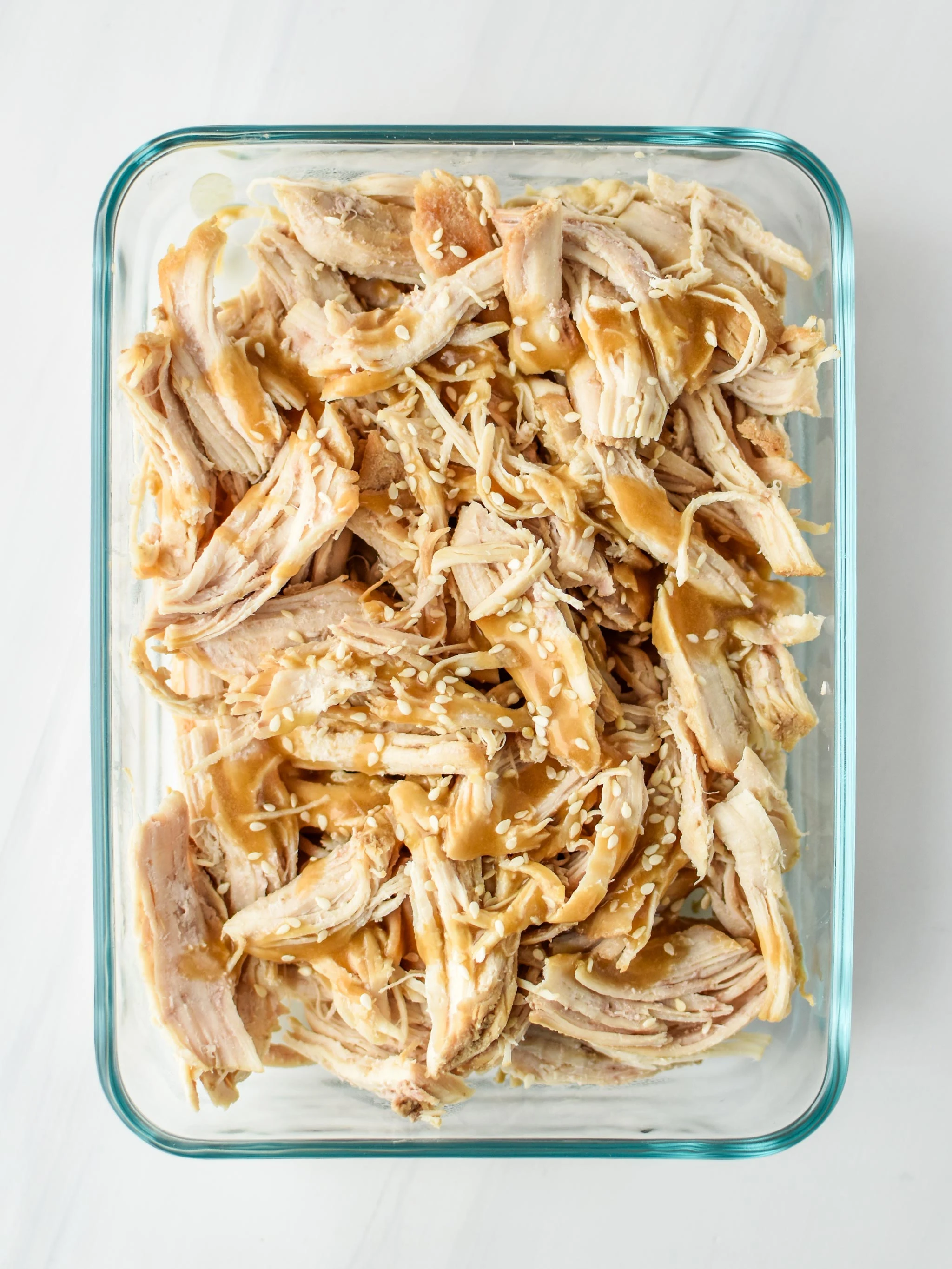 Instant Pot Sesame Shredded Chicken