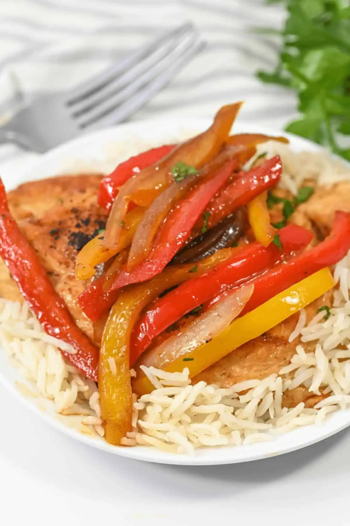 Balsamic Chicken and Peppers
