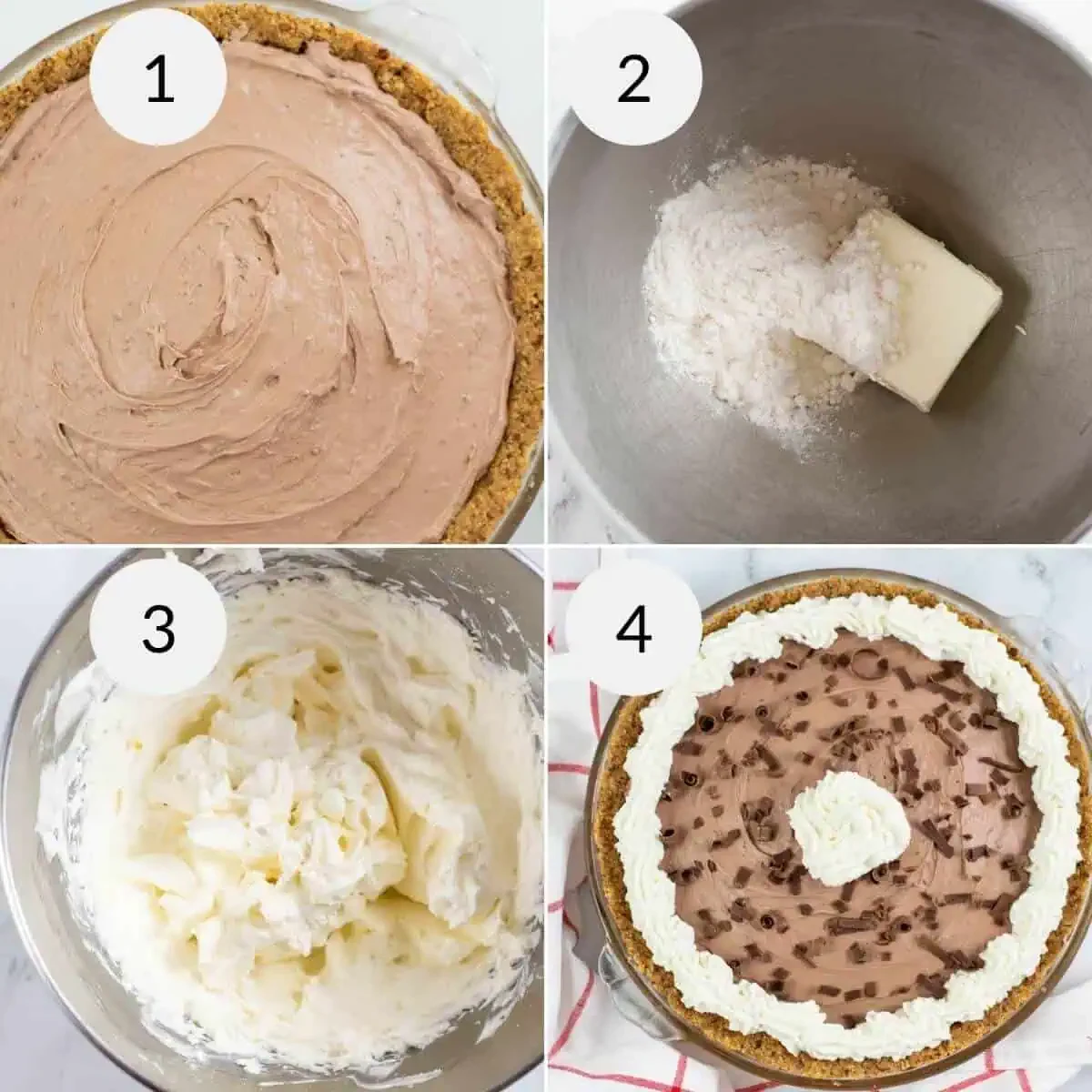 Chocolate Pudding Jello Pie