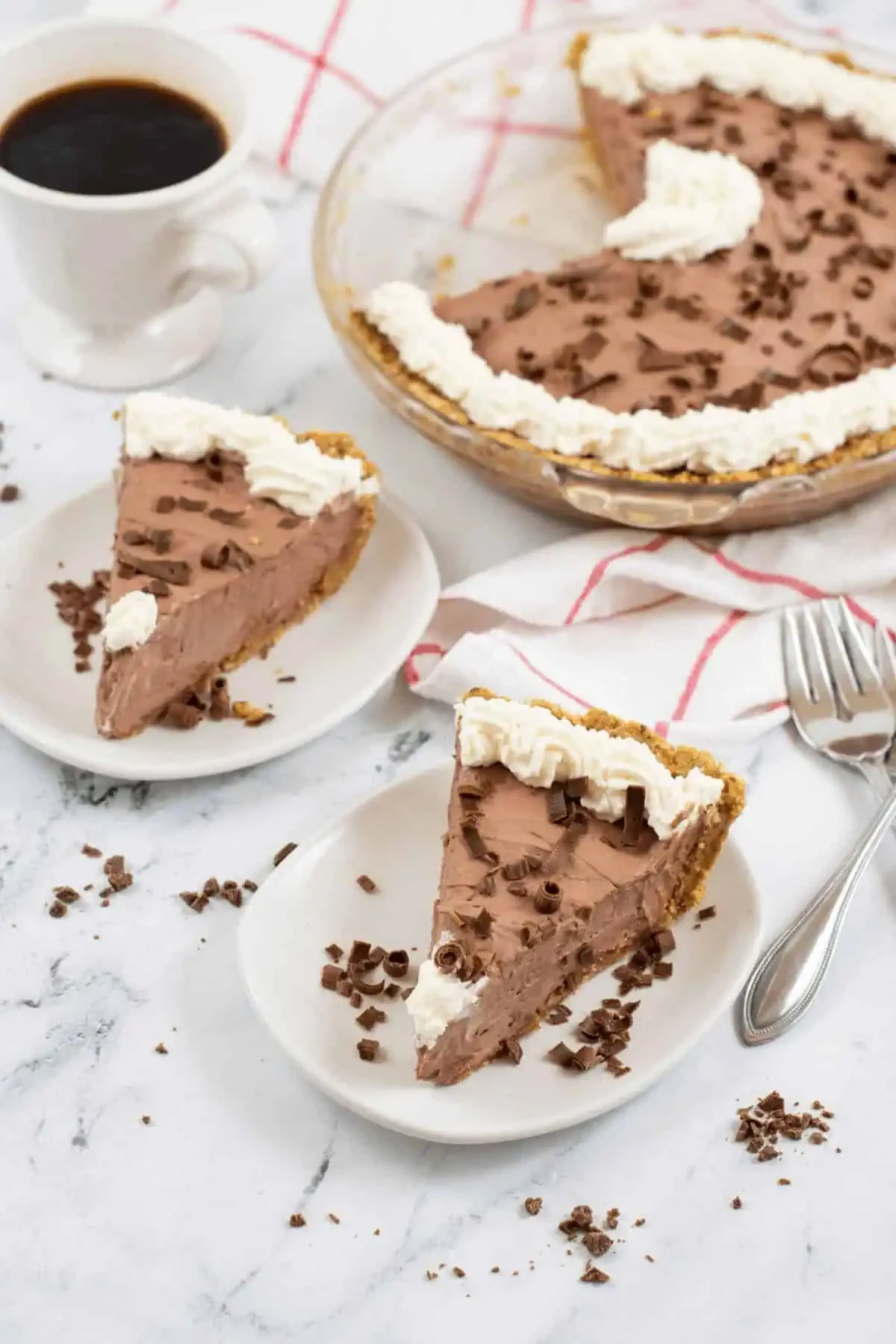 Chocolate Pudding Jello Pie