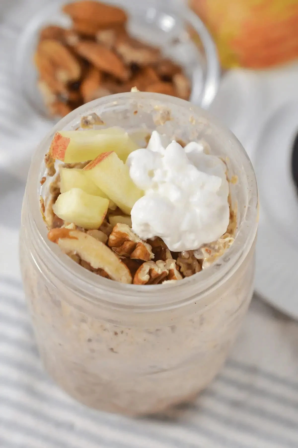 Overnight Apple Pie Oats