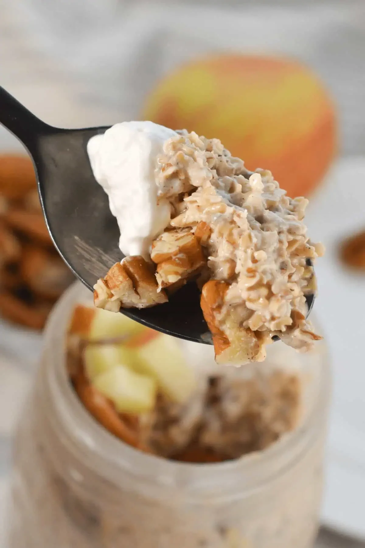 Overnight Apple Pie Oats