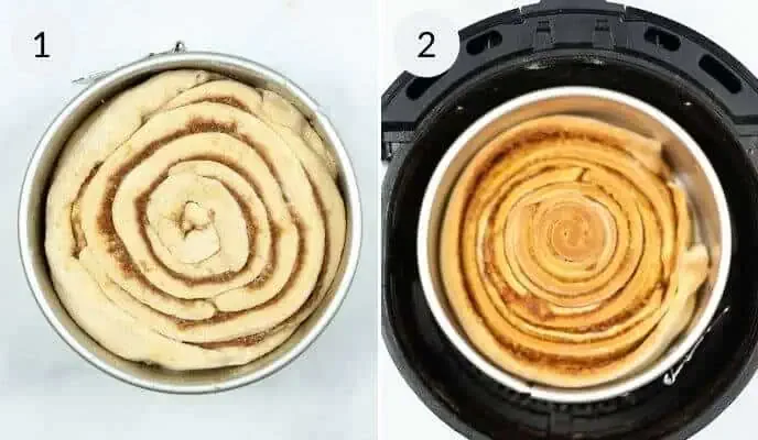 Air Fryer Cinnamon Rolls