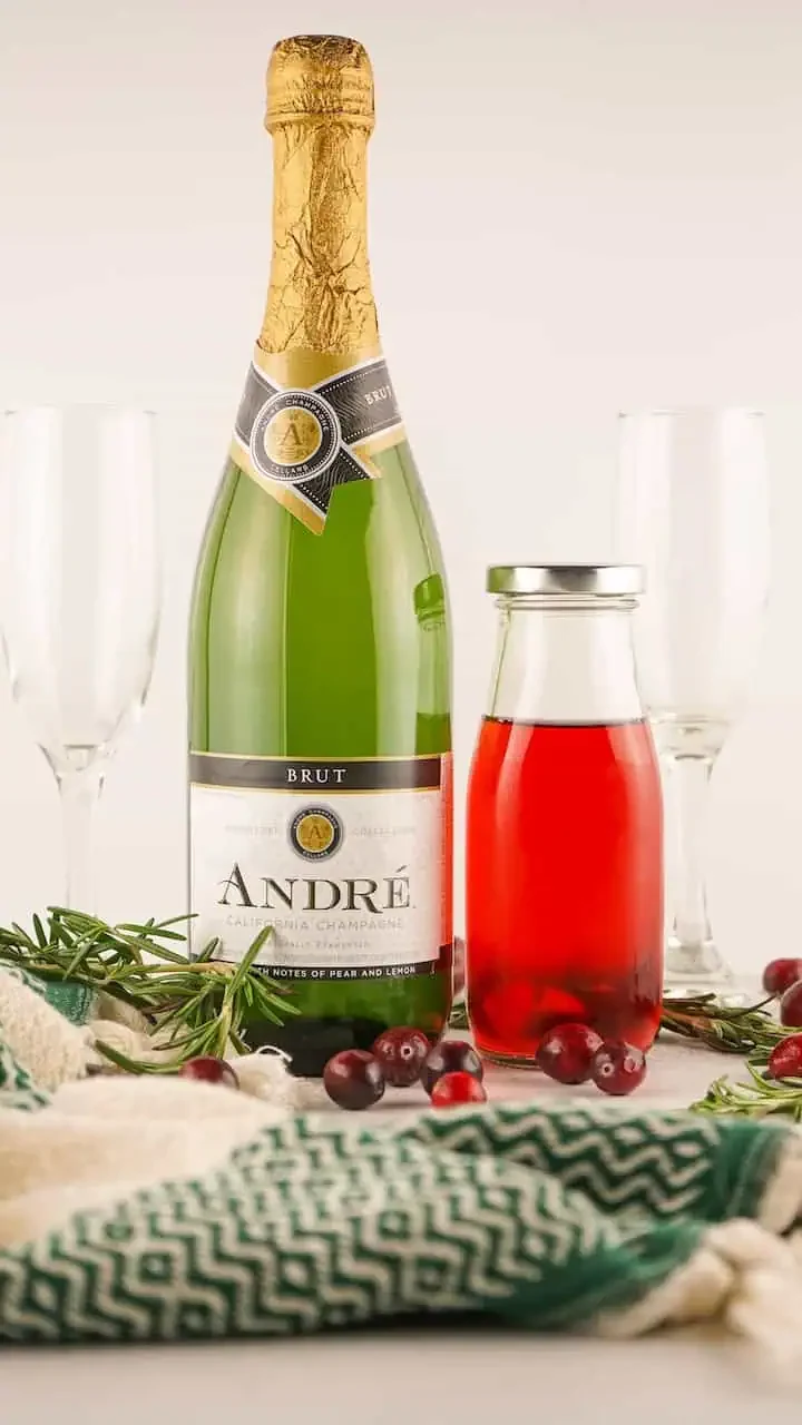 Cranberry Mimosas