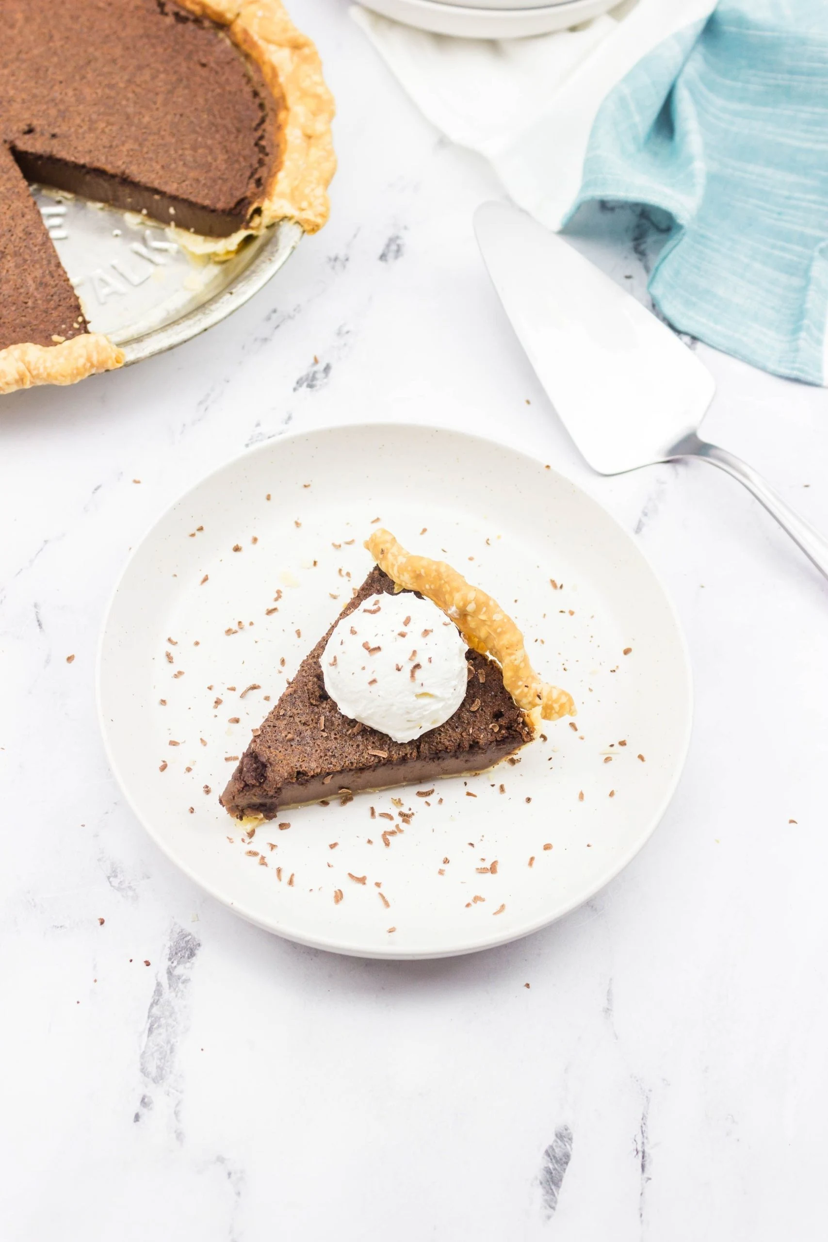 Chess Chocolate Pie