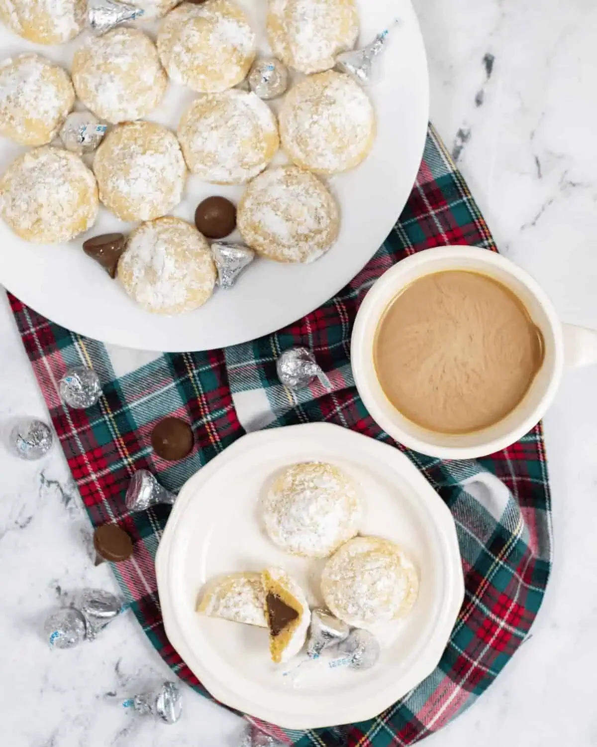 Hershey Kiss Sugar Cookies