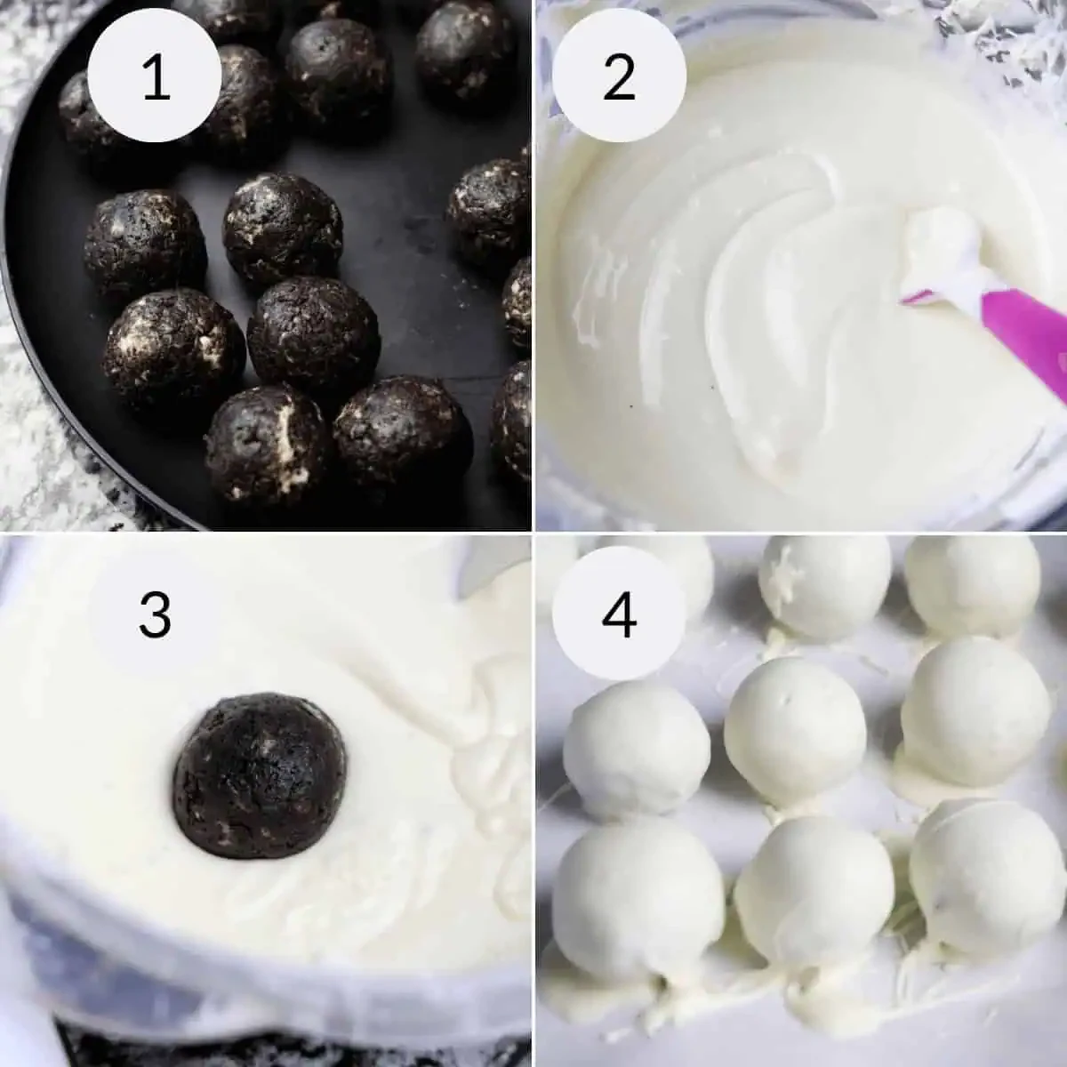 Oreo Snowman Balls
