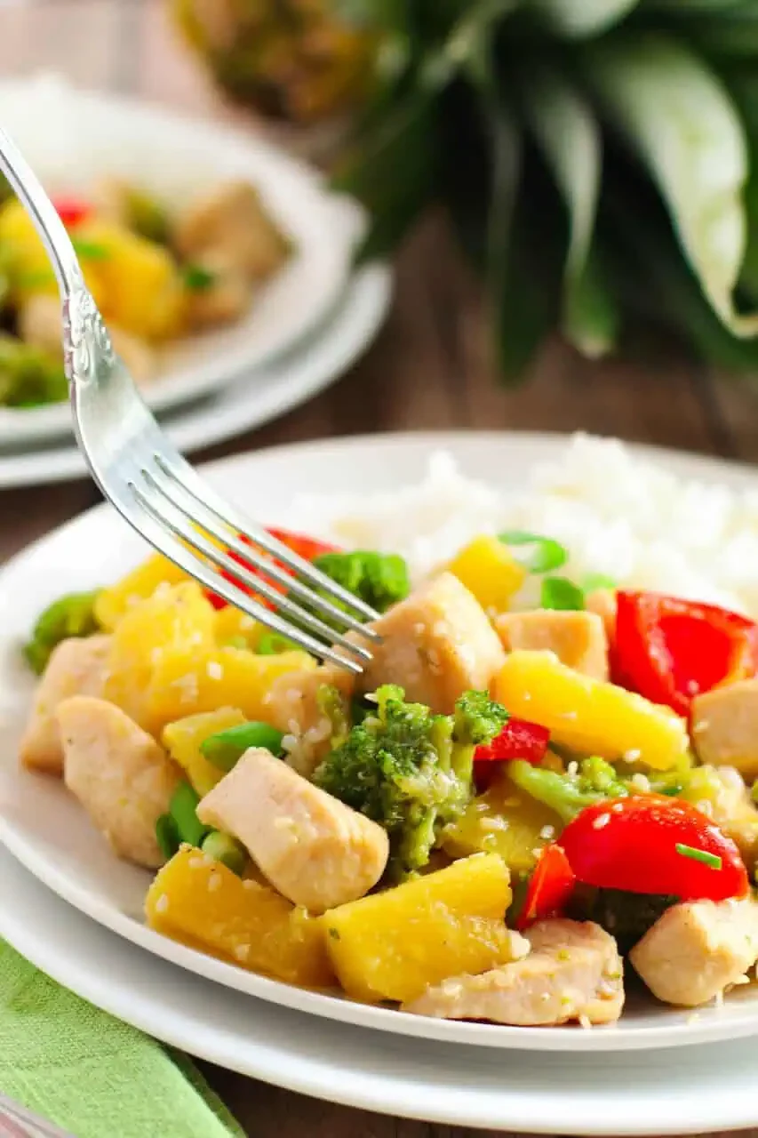 Pineapple Chicken Stir Fry