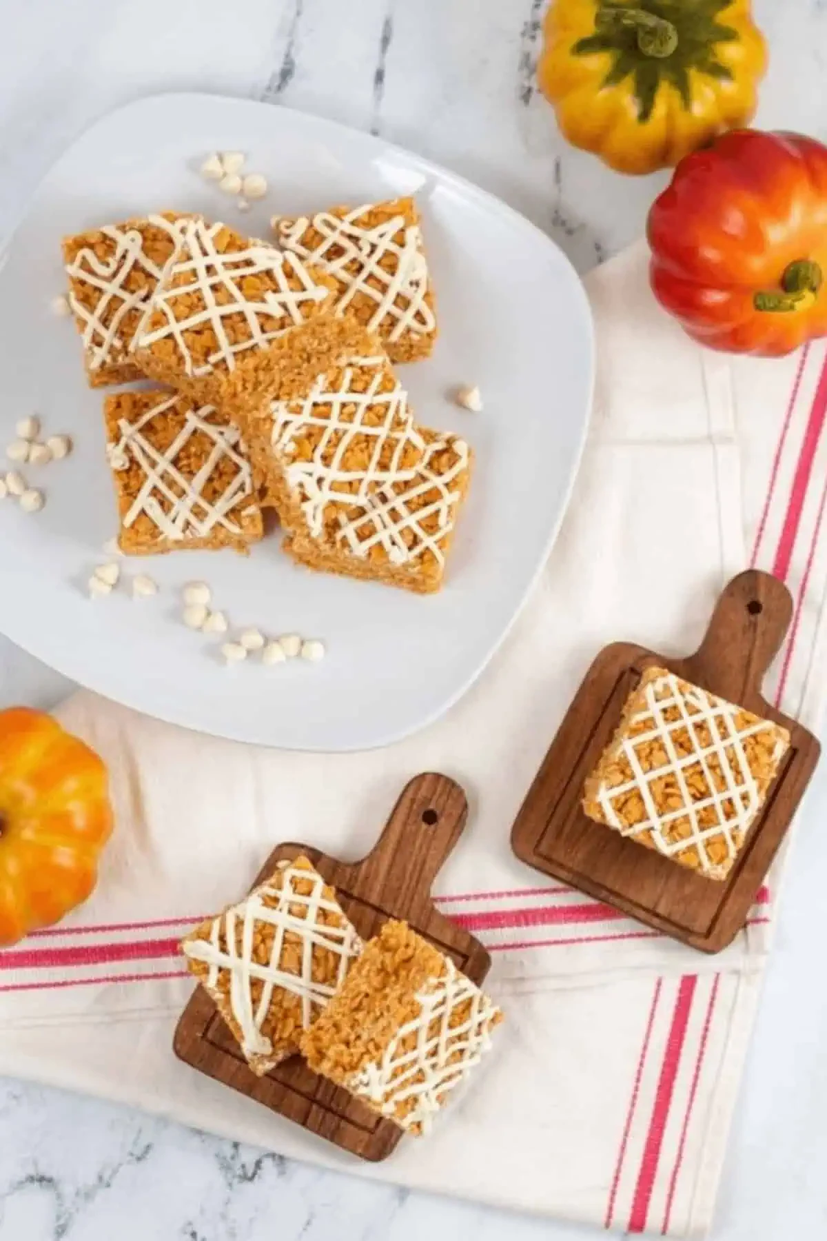 Pumpkin Rice Krispie Treats