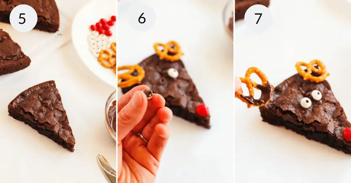 Reindeer Christmas Brownies