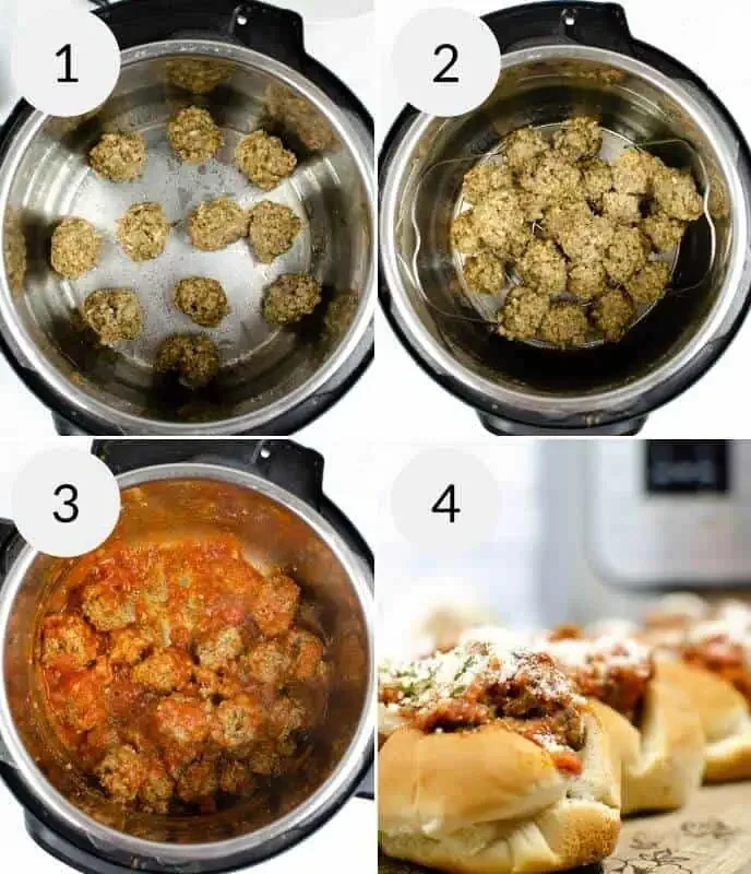 Instant Pot Meatball Subs
