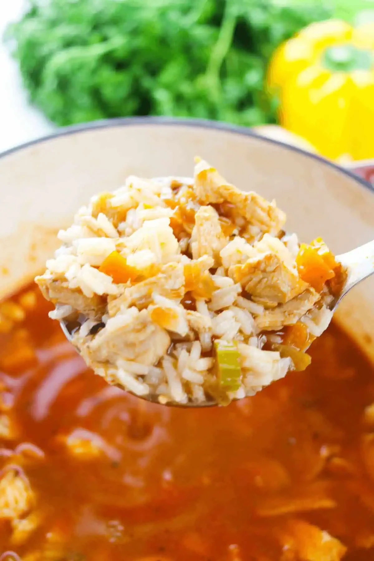 Cajun Chicken Rice Soup