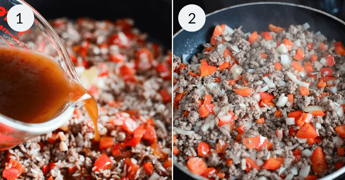 Tex Mex Ground Beef and Rice Skillet