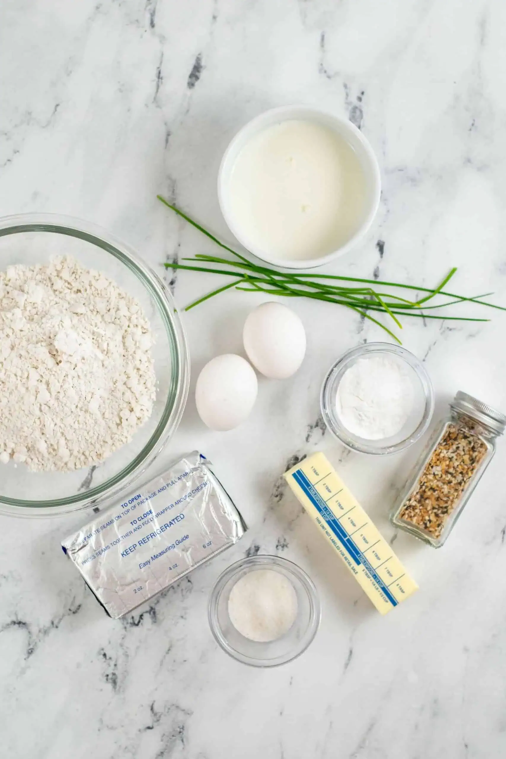 Everything Cream Cheese Scones