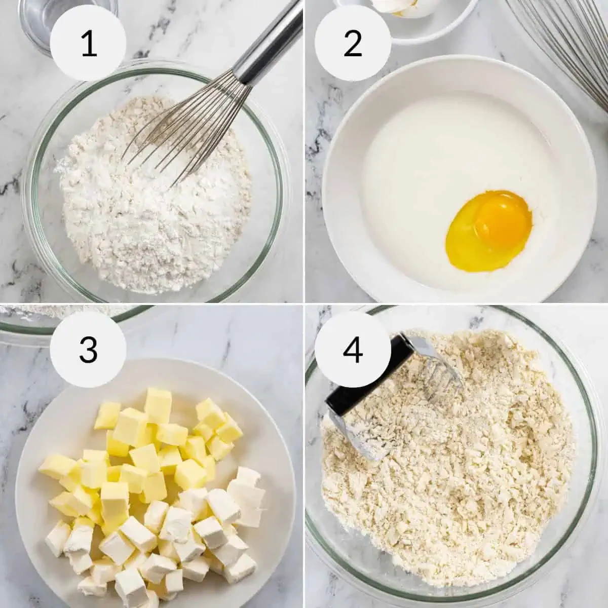 Everything Cream Cheese Scones