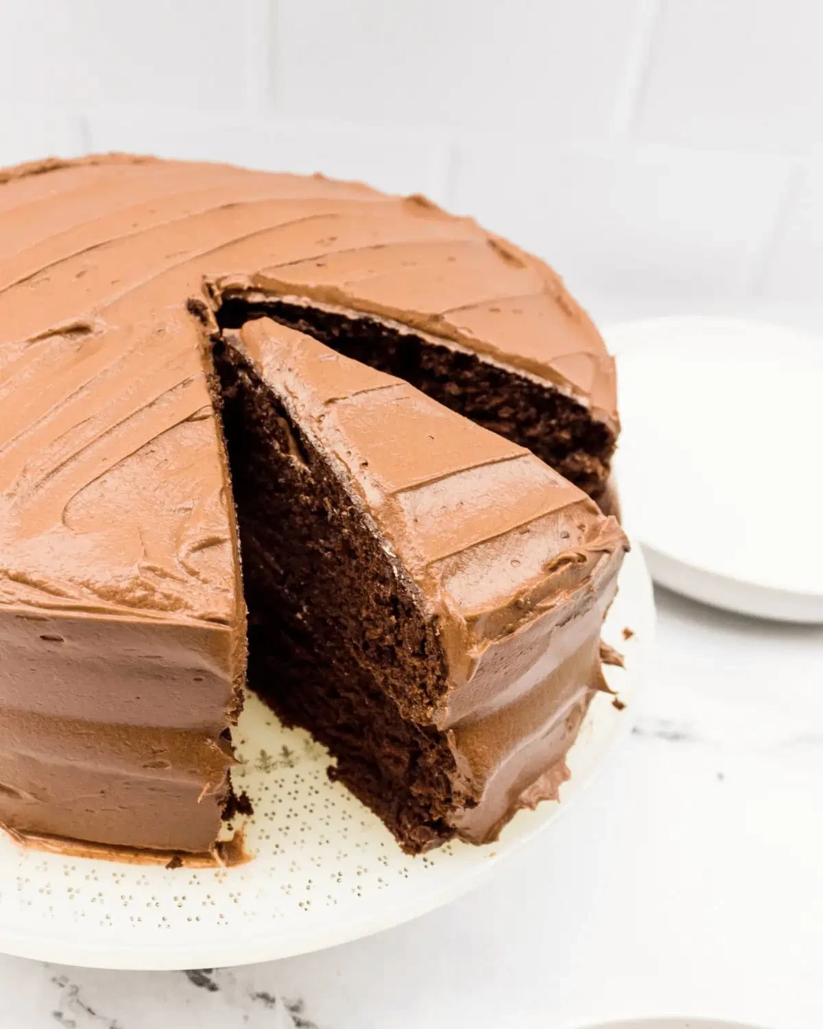 Double Chocolate Fudge Cake