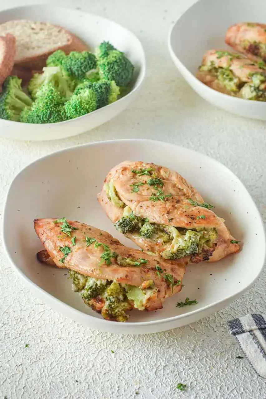 Broccoli Cheese Stuffed Chicken