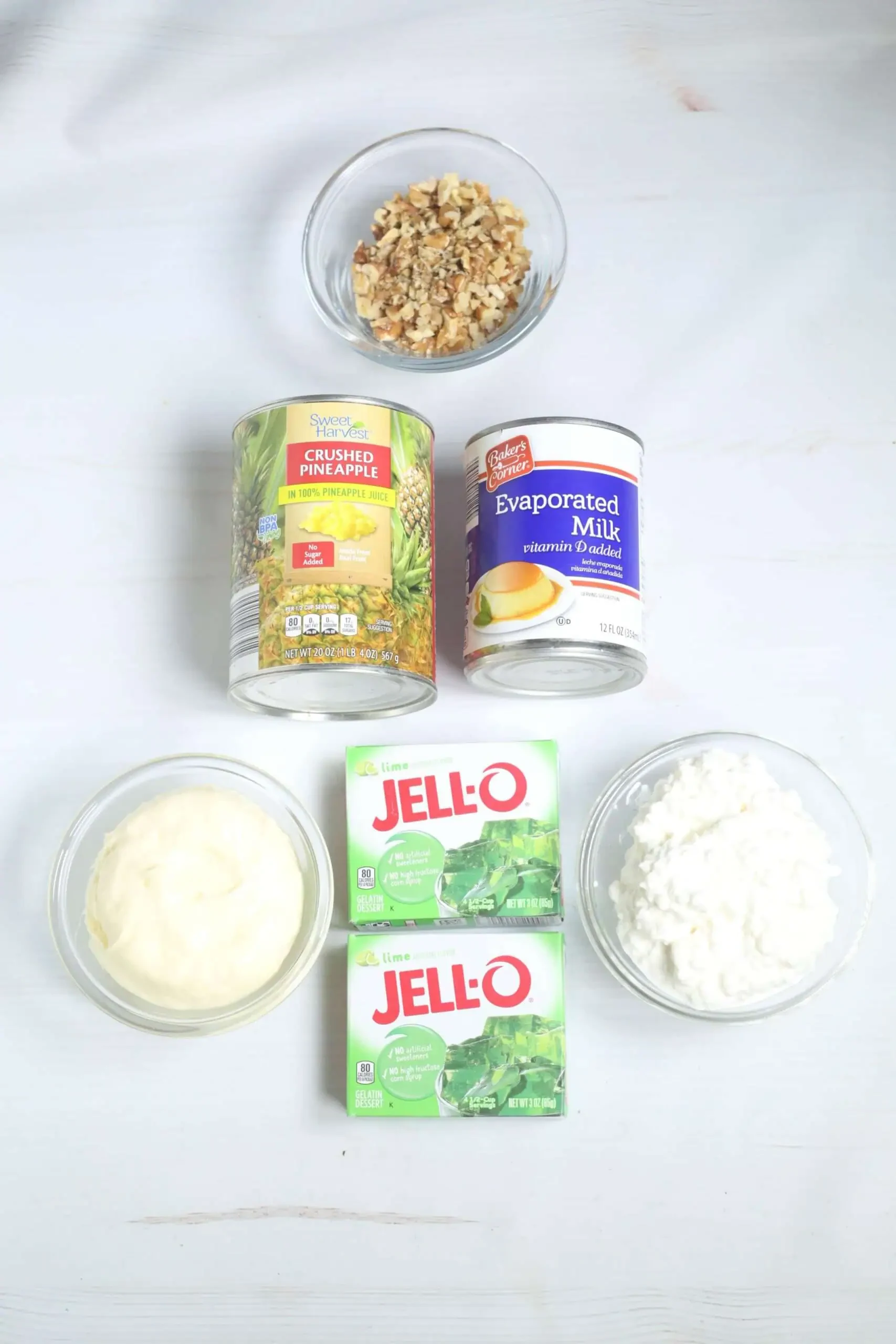 Vintage Lime Cottage Cheese Jello Salad